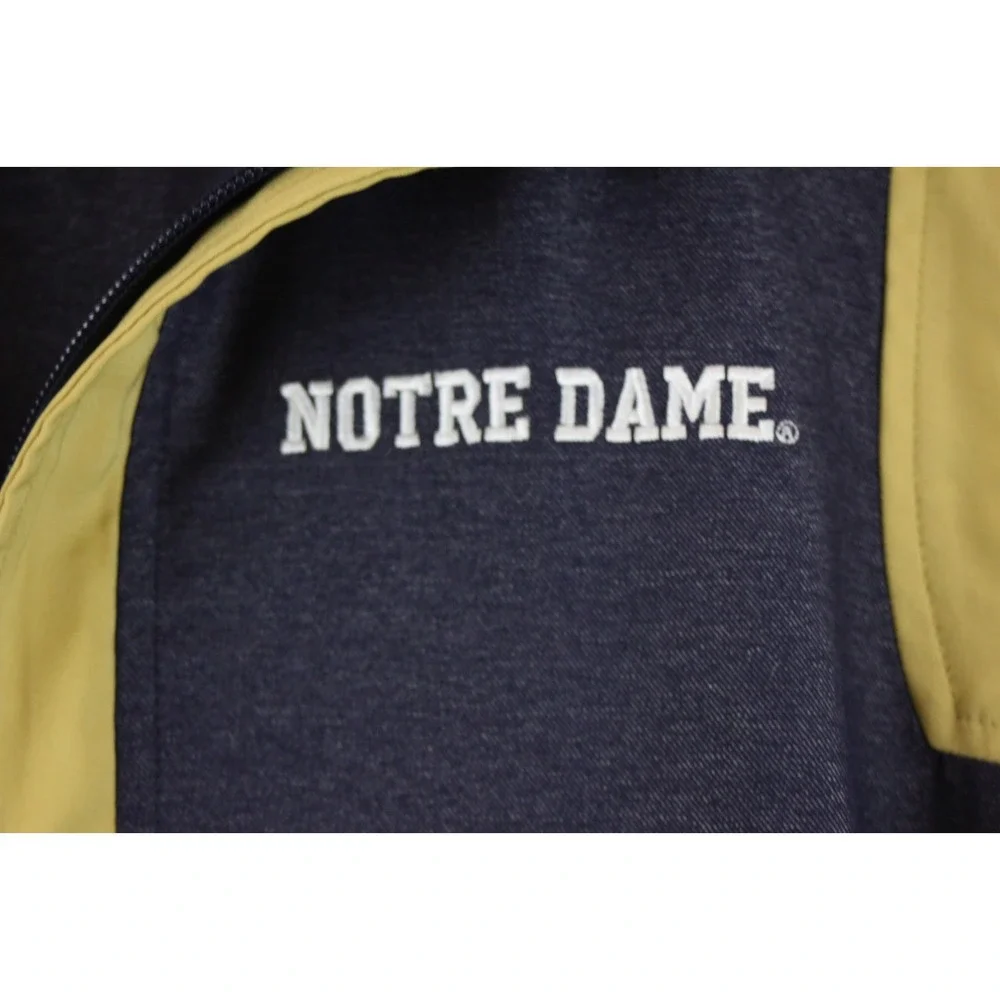 Under Armour Notre Dame Fighting Irish 1/4 Zip Pullover‎ Navy Gold Mens Small